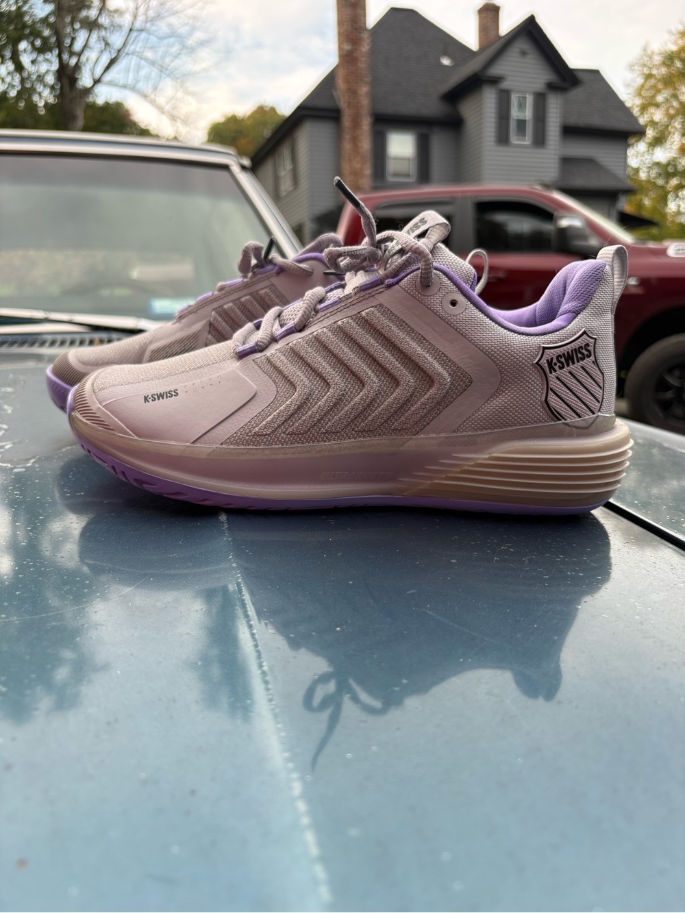 K-Swiss Women's Lavender Mesh Tennis Sneakers